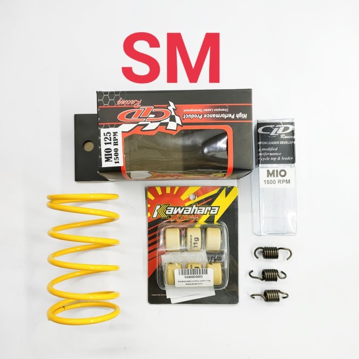 Paket Roller Kawahara Racing +Pers Cvt + Ganda Gt 125, Fino125,Mio M3