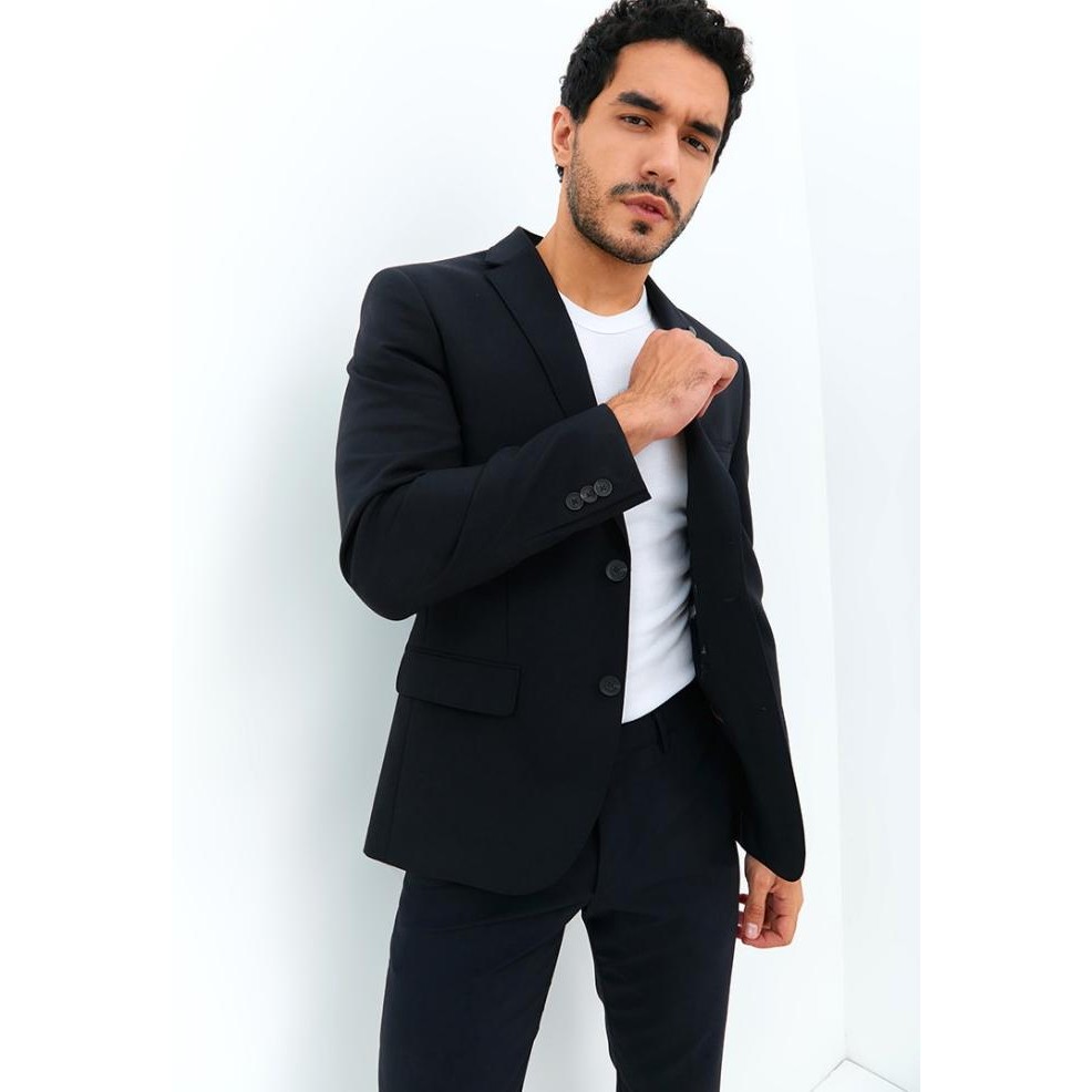 Jobb Springside-T2 Blazer Pria Slim Fit Navy