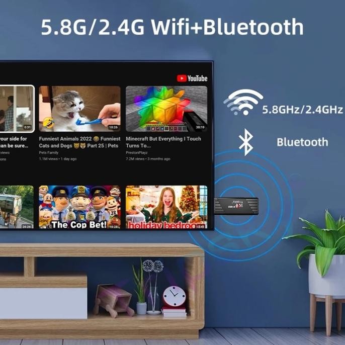 M96 tv stick Smart Tv Mini android tv box Dolby DTS Sound