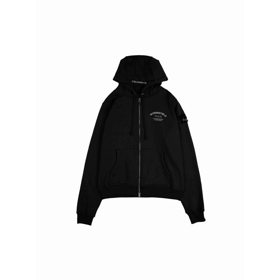 W.Essentiels Atelier De Brice Oversize Zip Hoodie Noir Black