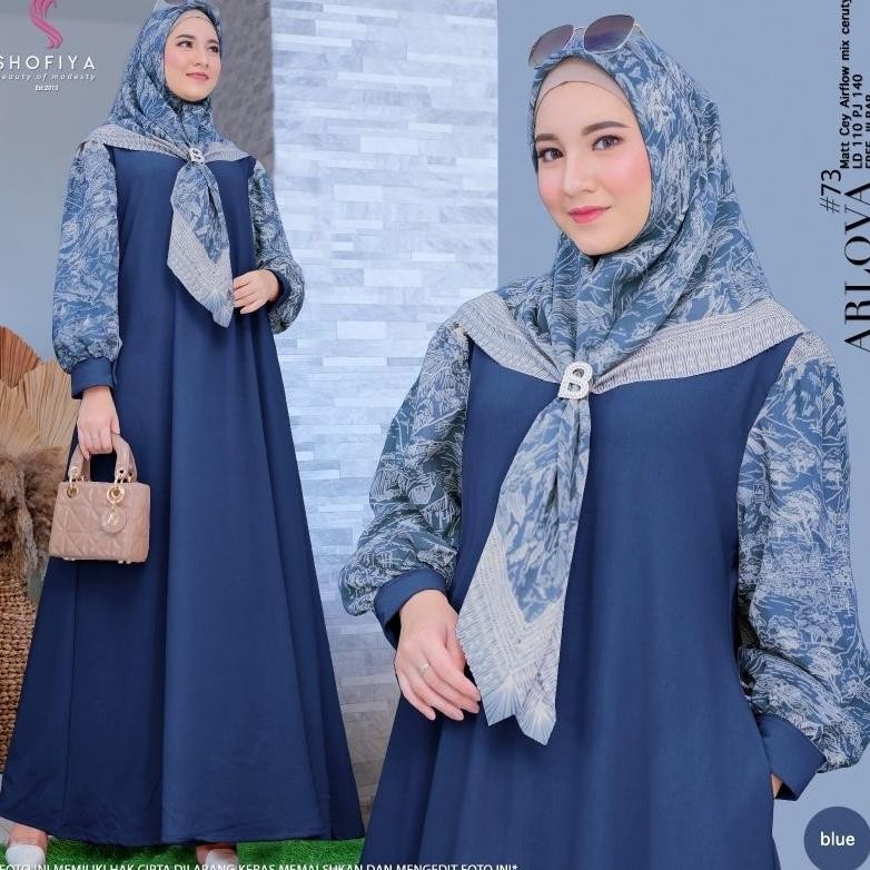 eq-77 BARU] ARLOVA BY SHOFIYA DRESS GAMIS PLUS JILBAB LEBARAN Sale