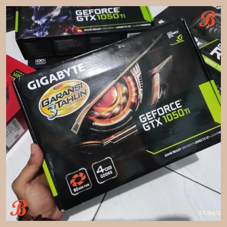 [SRP] DUS BOX VGA GIGABYTE GTX 1050 TI ORIGINAL