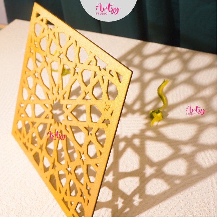 New Artsy Studio - Props Properti Foto Produk Ornamen Ramadhan / Gobo Screen - Islamic / Lebaran / I