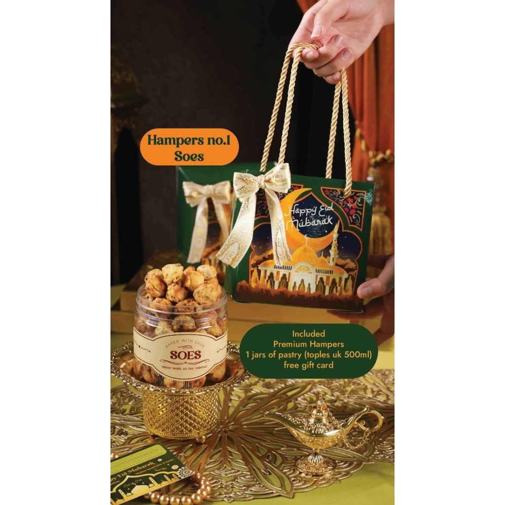 

New! Parsel Ramadan Kue Kering / Parcel Hampers Lebaran Idul Fitri isi 4 - no 1 Idul Fitri