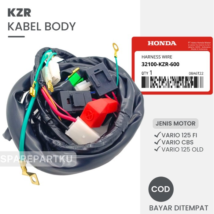 TERLARIS TERLARIS KZR KABEL BODY VARIO 125 FI, VARIO 125 OLD, VARIO CBS/ TECHNO/ WIRE HARNESS/ BODI/