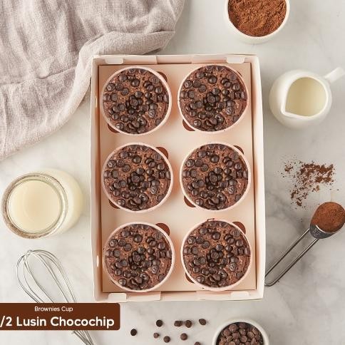 

BROWNIES CUP 1/2 LUSIN (SESUAI FOTO - KHUSUS INSTAN) Mbun Brownies Panggang | Brownies Melted | Fudgy Brownies