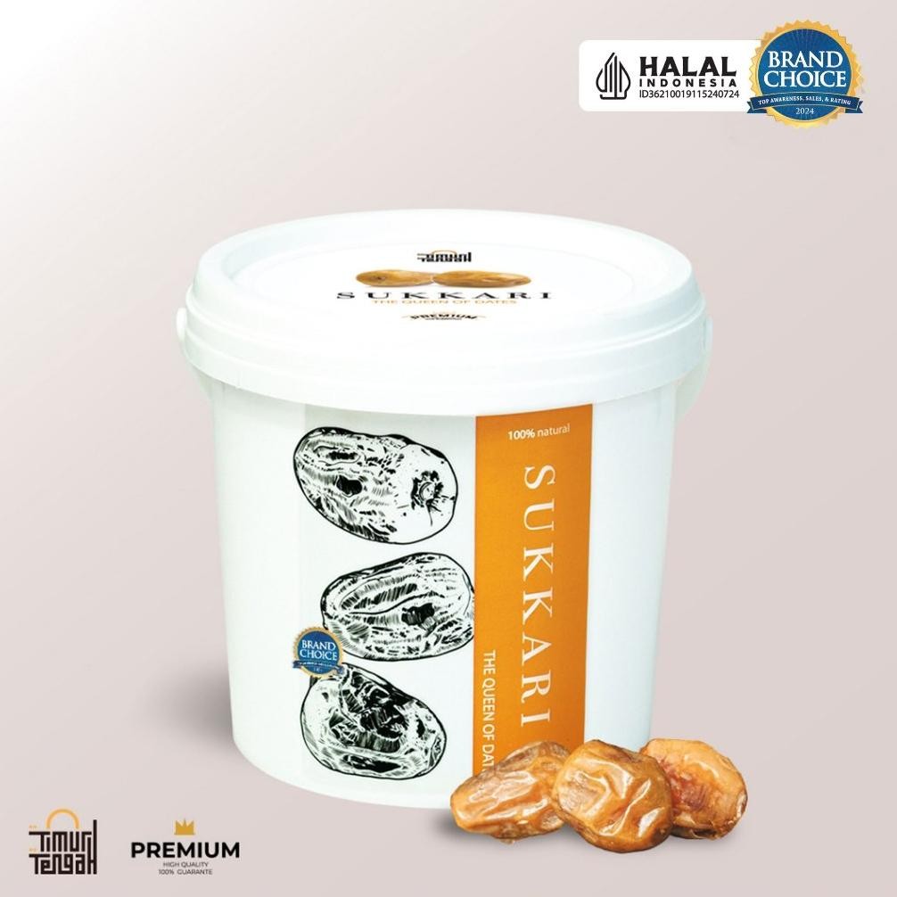 

Timur Tengah Kurma Sukari Ember 850 g Premium Original High Quality