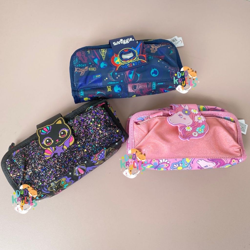 

TEMPAT PENSIL THREEFOLD anak sekolah perempuan laki laki SGLE import