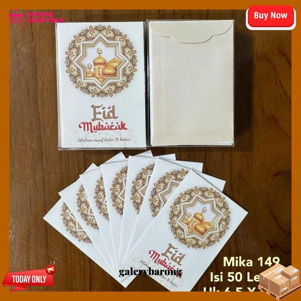 

Amplop Lebaran Idul Fitri (Isi 50Pcs) Amplop Karakter Angpao Lucu Terlaris