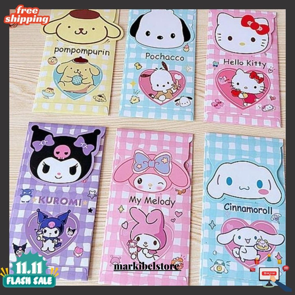 

Isi 5Pc - Amplop Lebaran Sanrio My Melody Kuromi Cinnamorol Unik Tebal - Uang Tidak Dilipat Terlaris