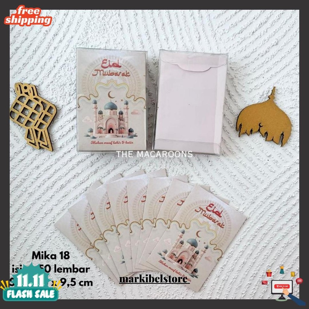 

Grosir 50 Lembar Amplop Lebaran Hari Raya Idul Fitri Angpao Thr Eid Mubarak Gratis Ongkir