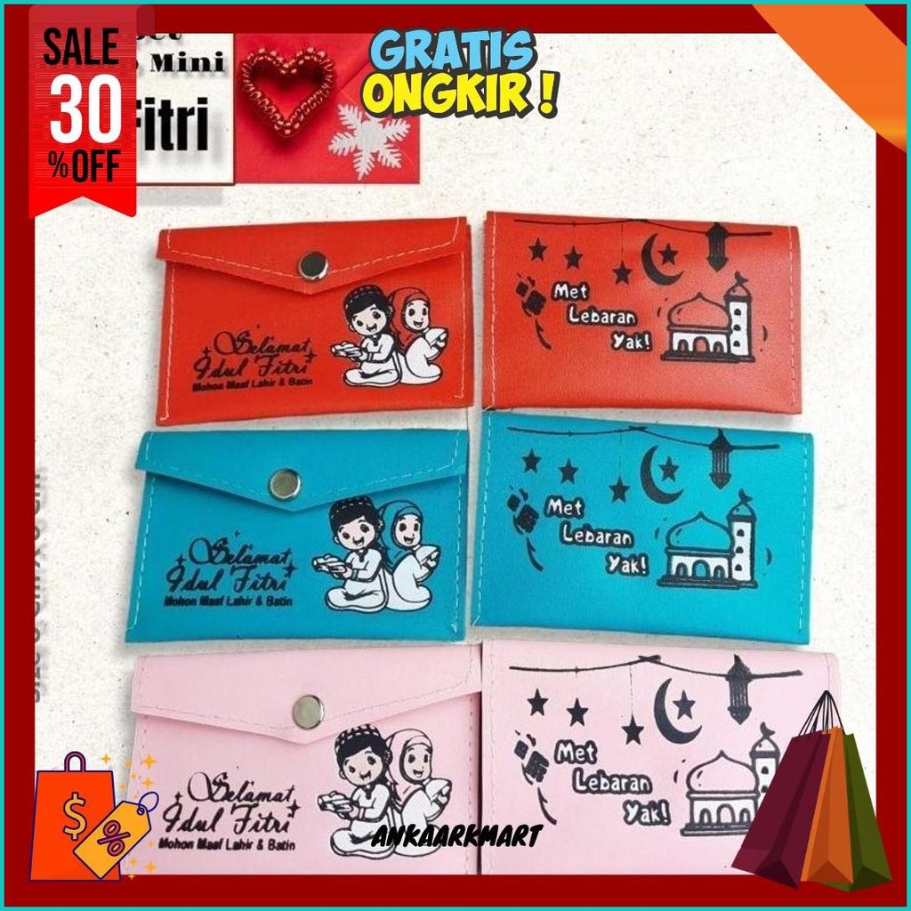 

[ 12 Pcs ]Mini Dompet Amplop Lebaran 2023/Idul Fitri 2023(Dapat 12Pcs) Original Produk