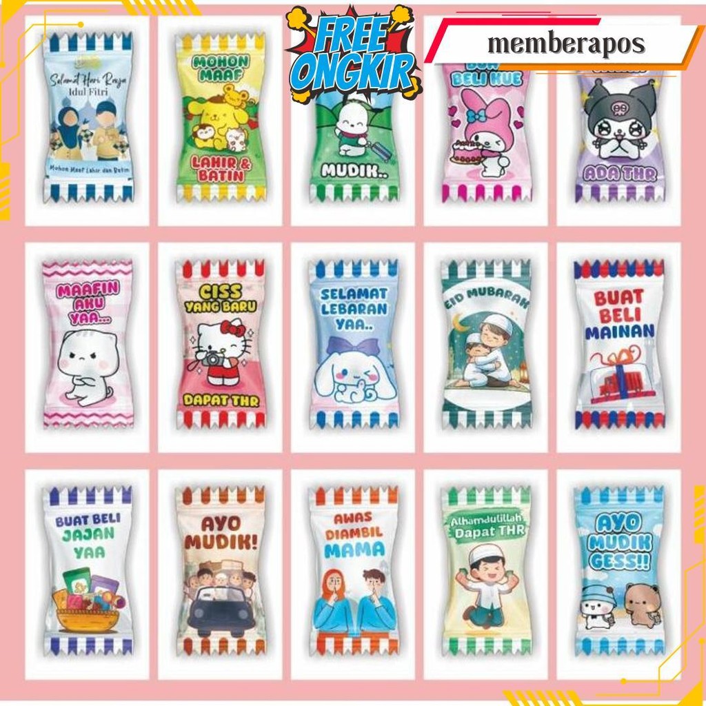 

Amplop Permen Seri Shabic ( Isi 10 Pcs ) / Amplop Lebaran Unik Terlaris