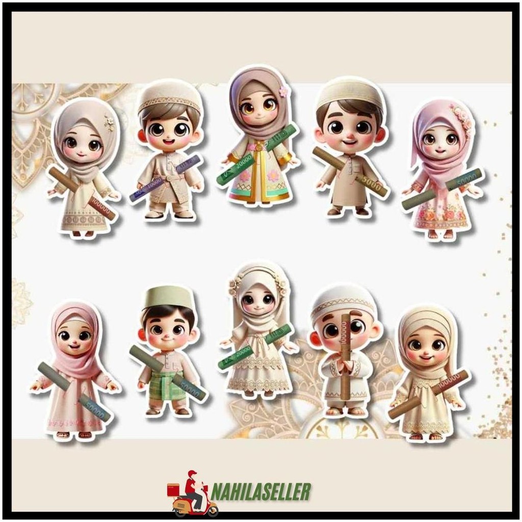 

Amplop 3D Karakter Kartun Imut - Cocok Untuk Uang Lebaran & Hadiah Cod