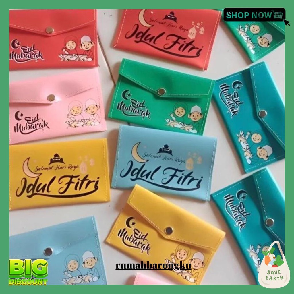 

12Pcs Dompet Amplop Lebaran Botega Cci Kecil Bisa Cod