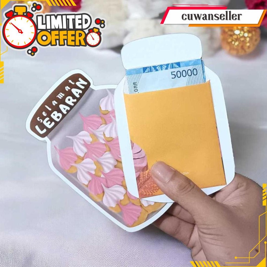 

Amplop Lebaran 3D - Amplop Lebaran Toples Kue - Amplop Lebaran 2025 Terbaru - Amplop Karakter Bisa Cod