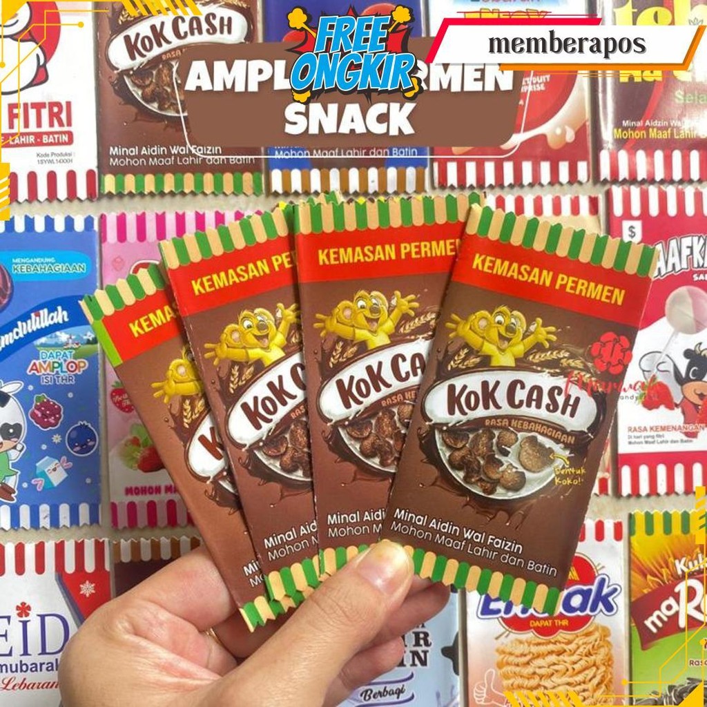 

Amplop Permen Seri Snack Dan Isi 10 Pcs Amplop Lebaran Permen Amplop Lebaran Unik Original Produk