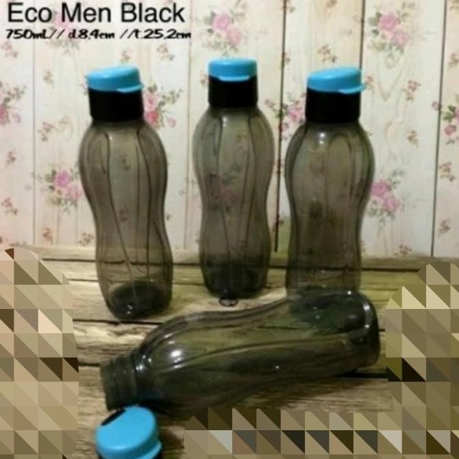 Grosir Eco Men Black (1) Botol Tupperware 750Ml