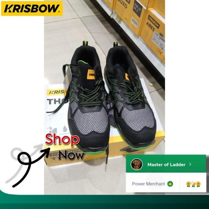 KRISBOW Sepatu Safety shoes Thoosa Sporty Sepatu Proyek Glow the Dark