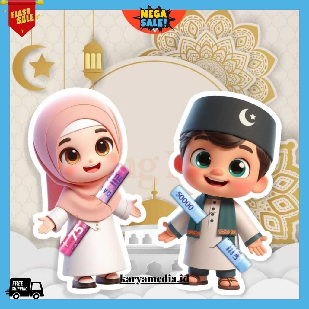 

3 Pack Amplop Lebaran Karakter 3D Amplop Idul Fitri Amplop Peluk Uang Angpao Amplop Lebaran Gratis Ongkir