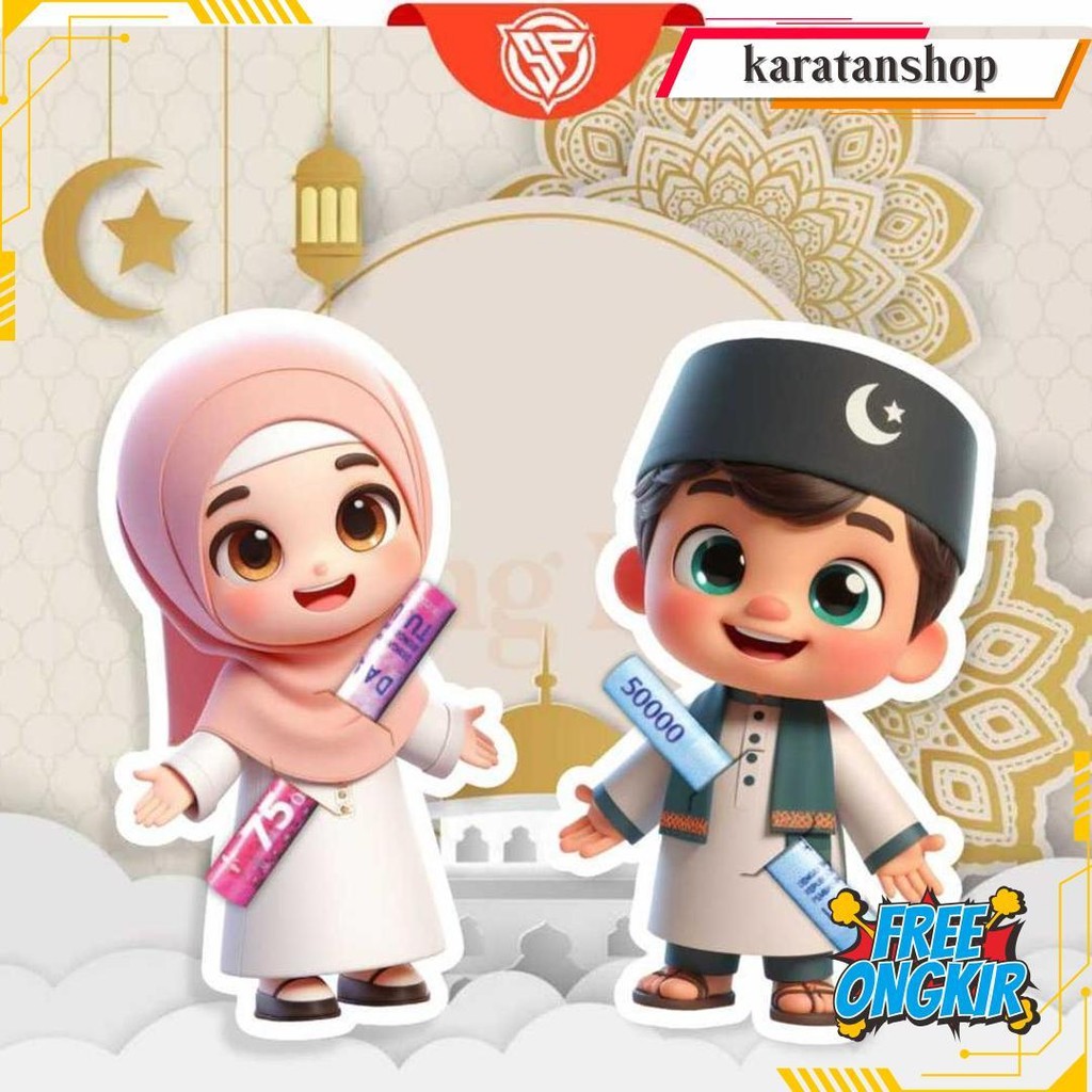 

4 Pack Amplop Karakter 2025 Amplop Lebaran Angpau LucuAmplop Thr Lebaran Angpau Surprise Cod