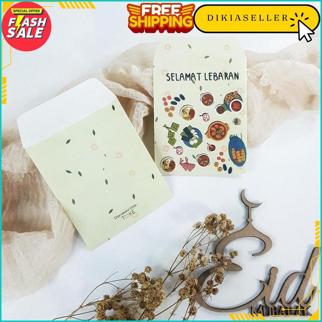 

( Isi 10 ) Amplop Lebaran Idul Fitri 1 Pack Isi 10 Lembar / Amplop Lebaran Murah Kecil Gratis Ongkir