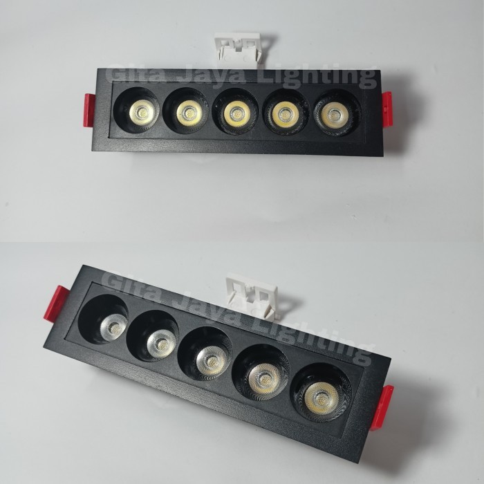 Lampu Sorot Downlight 5 Mata Led 10 Watt Spotlight Inbow 220V Plafon