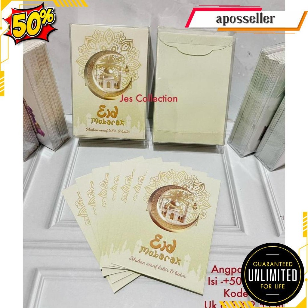 

Amplop Lebaran Idul Fitri Murah Meriah Ready Stock Kotak Mika Isi 50 Lembar Ukuran Gratis Ongkir