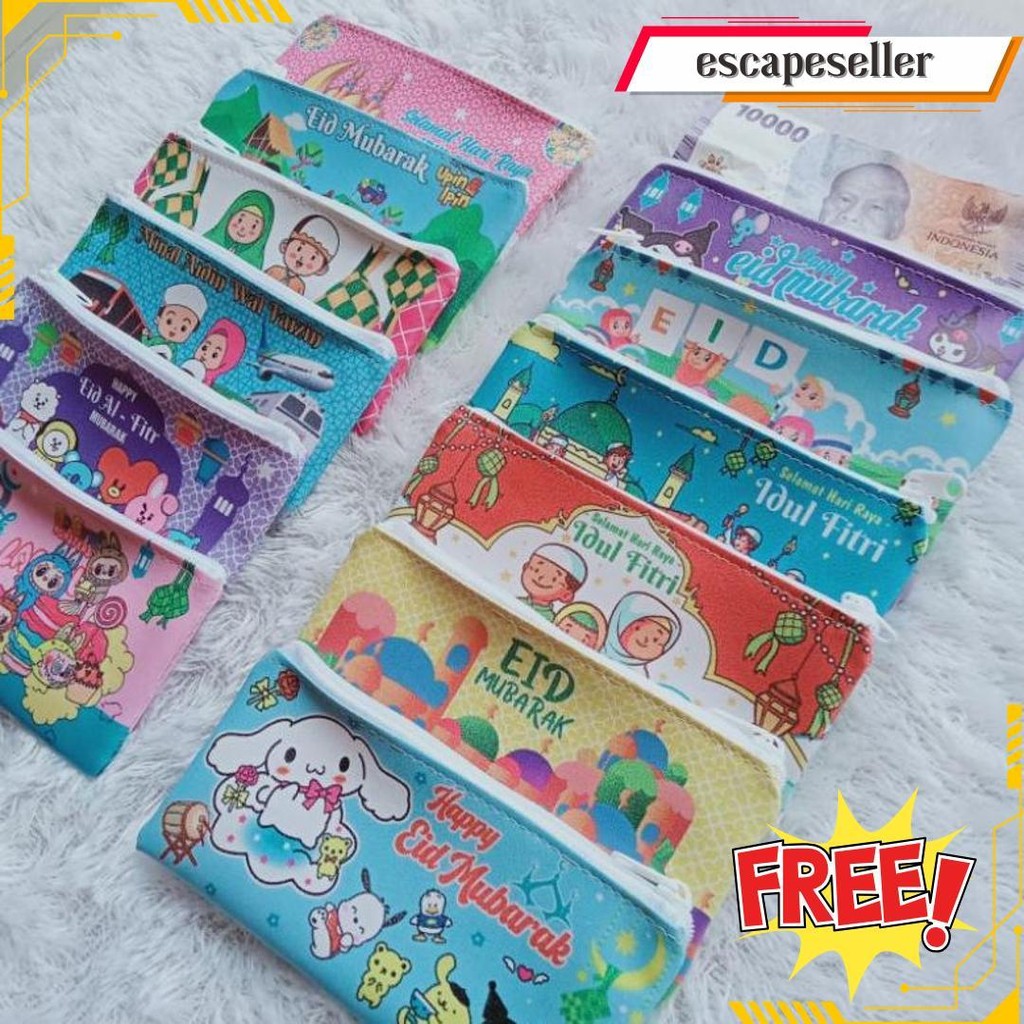 

(12Pcs) Amplop Lebaran Printing Panjang/ Kotak Pensil Lebaran Bisa Cod