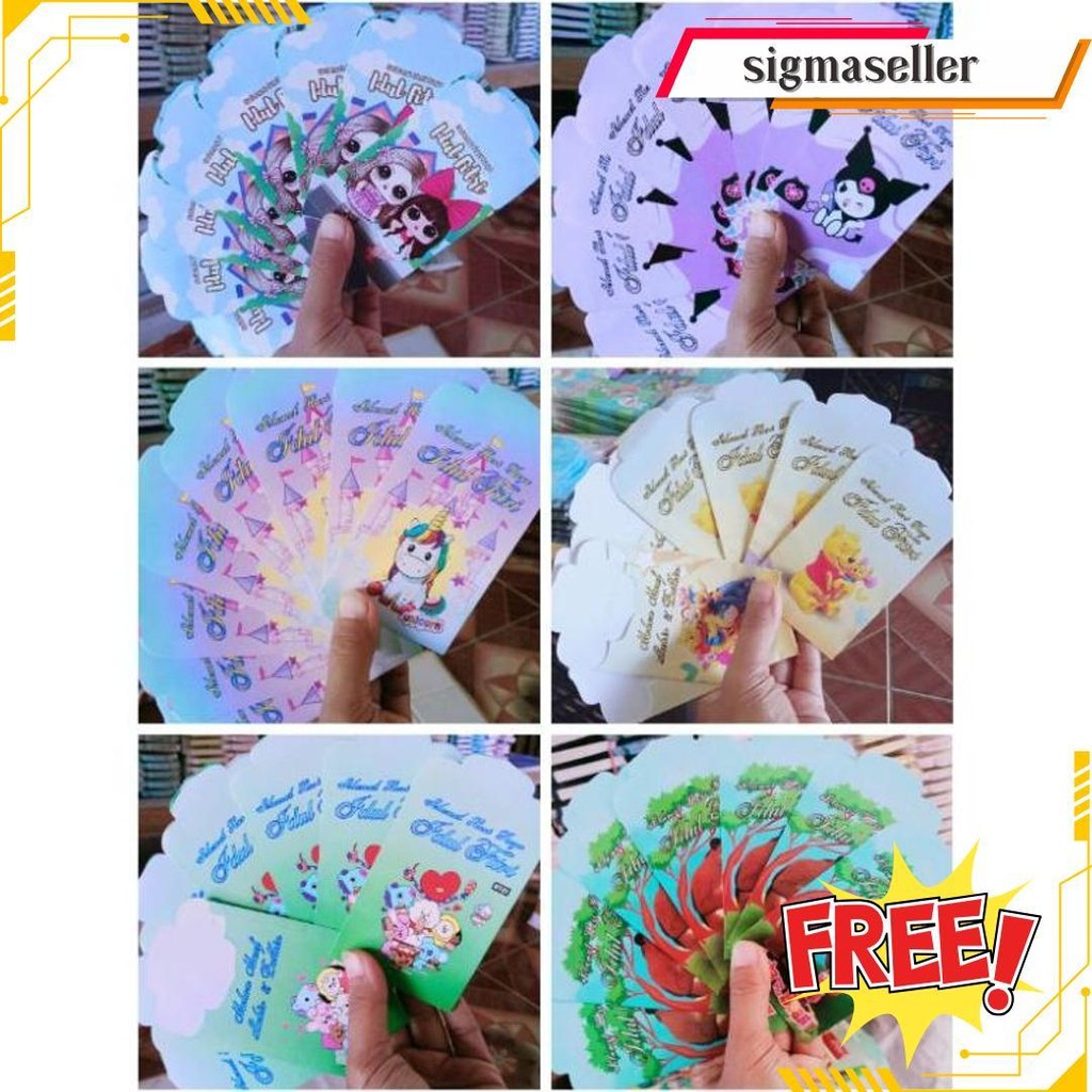 

100Pcs(10Pack) Uk Medium ..Sdh Di Lem Amplop Siap Pakai Siap Kirim