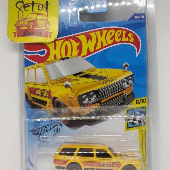 HOT WHEELS DATSUN BLUEBIRD WAGON (510) uMOMO EXCLUSIVE RECOLOR KMART
