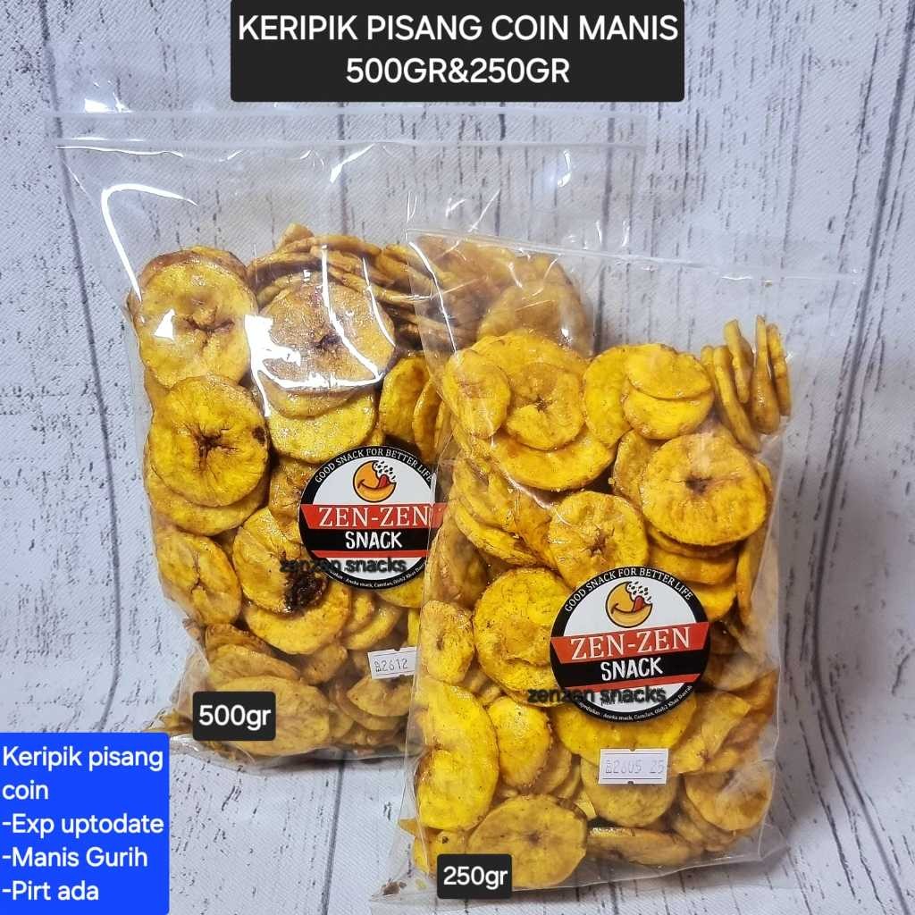 

NEW PROMO CERIPING/KERIPIK PISANG COIN MANIS KILOAN