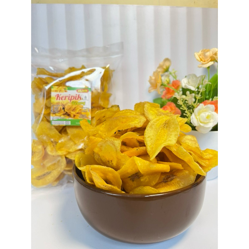 

NEW PROMO keripik kripik pisang kepok renyah tipis 500gr