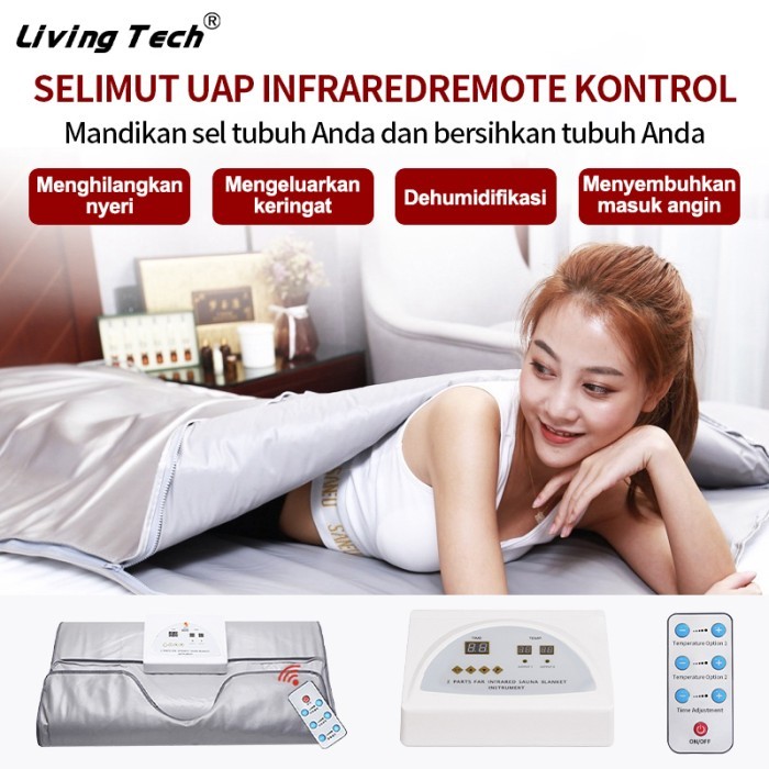 sauna blanket 650w slimming body selimut sauna pengurus buang lemak
