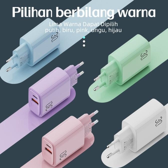 Basike Kepala Charger Iphone Fast Charging 30W Type C Usb Handphone Original Dan Terpercaya