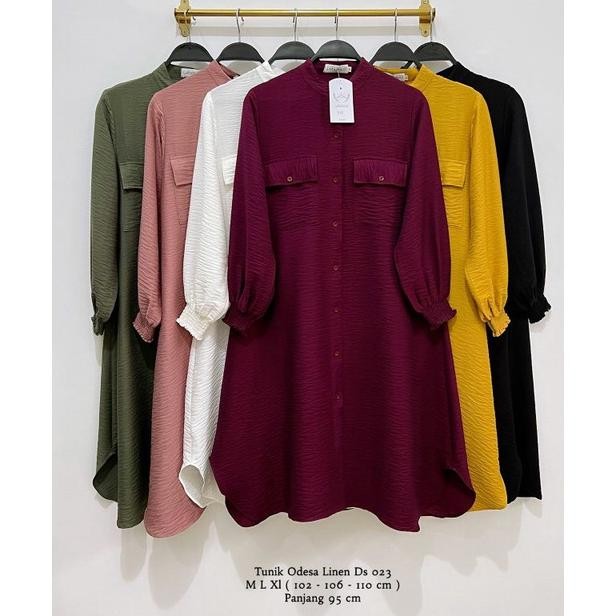 BERKUALITAS TUNIK KANTONG DUA | TUNIK KEKINIAN | TUNIK CANTIK | TUNIK BY DIANA FASHION DS 023