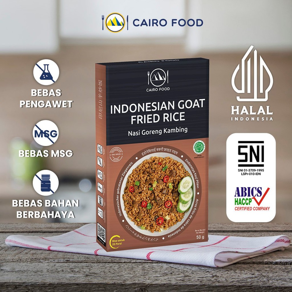 

Bumbu Nasi Goreng Kambing Non MSG - Cairo Food