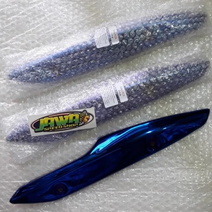 Cover list tameng knalpot blue Pcx 150 cbu pnp vario 125 vario 150