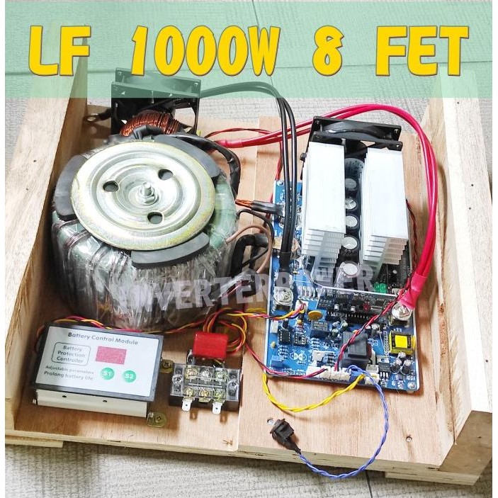 Paket Inverter Trafo 1000W 8 mosfet inverter LF