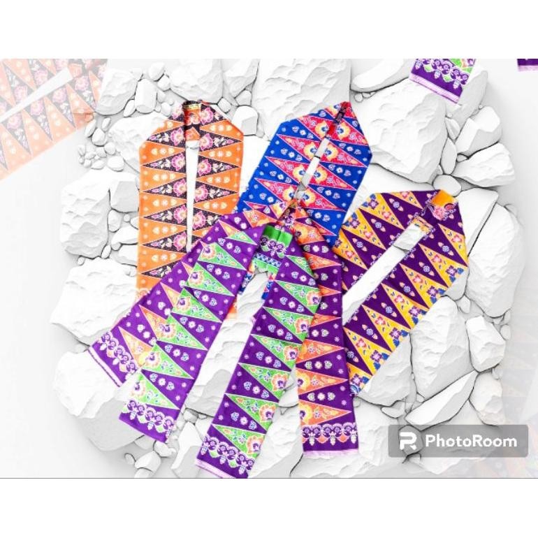 SELENDANG CUKIN TUMPAL BATIK BETAWI Panjang +-115cm Lebar 12cm