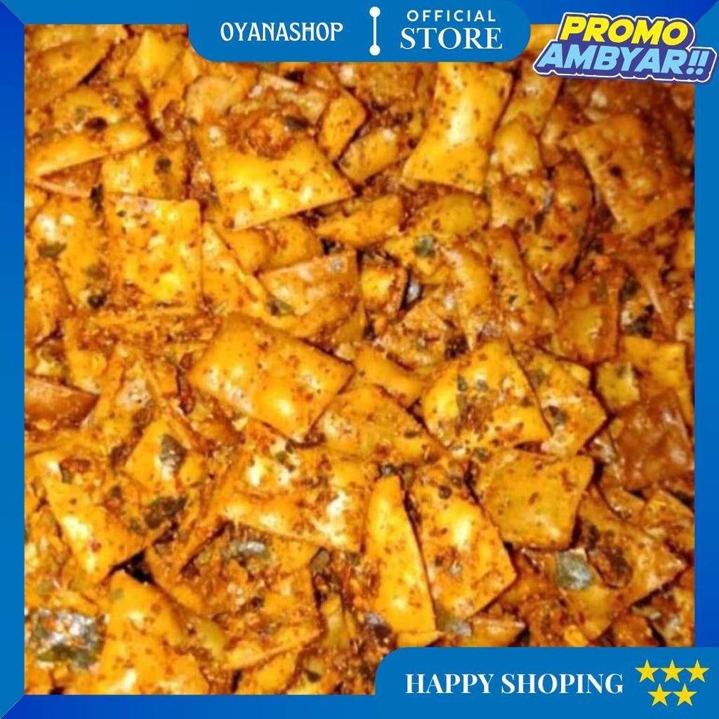 

1 Kg Kulit Pangsit Pedas Daun Jeruk/Pangsit Goreng/Kulit Pangsit Termurah/Terlaris/Bisa Cod D Cod