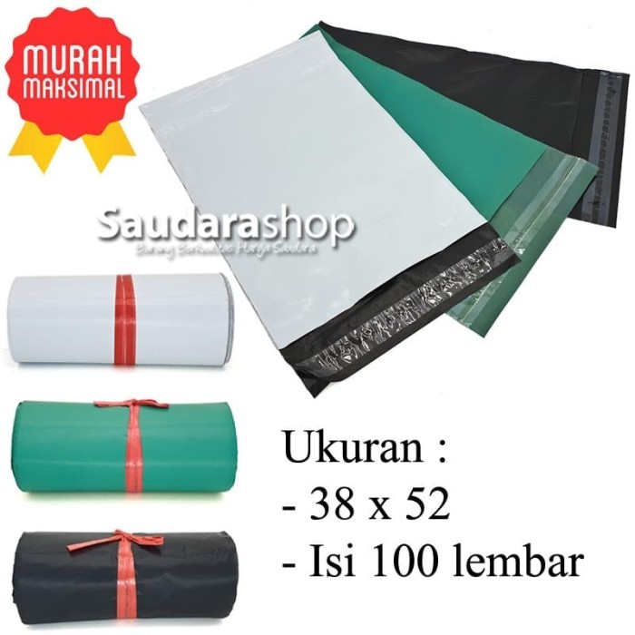

Polymailer Ekonomis 38X52 (100Pcs) / Plastik Packing Online 38 X 52