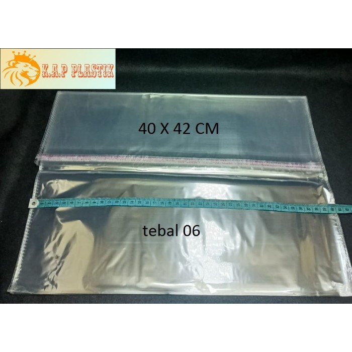 

Plastik Opp Double Seal Uk. 40 X 42 Cm / Tebal 06 / Isi 100 Pcs
