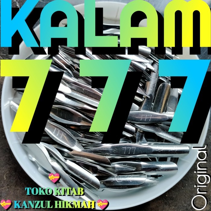

TERLARIS! KH3KC7R7C7 MATA PENA PEN TUTUL TUL NIB KALAM COCOL COL 777 ORIGINAL