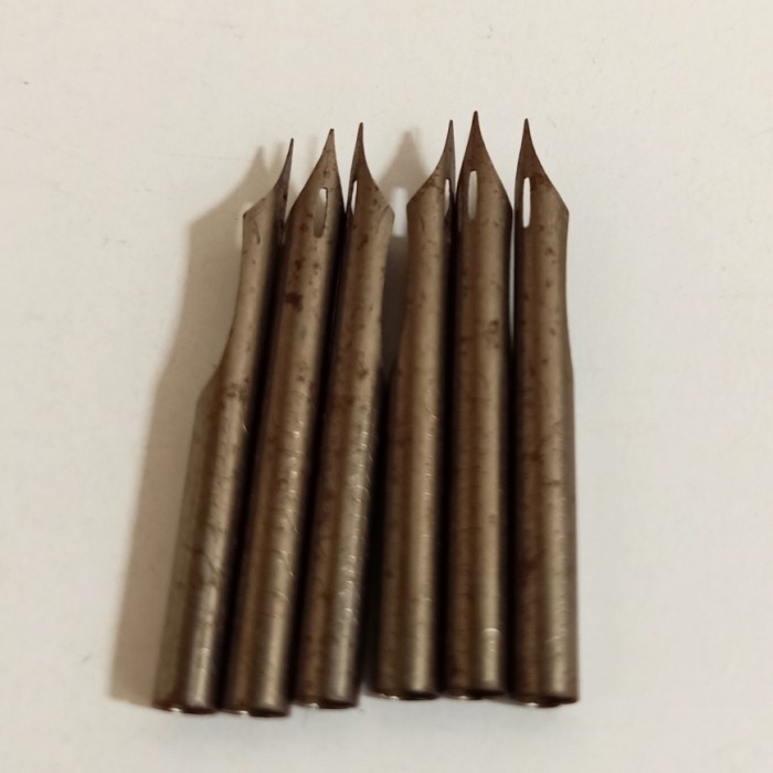 

TERBARU! Kaligrafi ujung pena runcing vintage nikko parker (Nib) 1 set