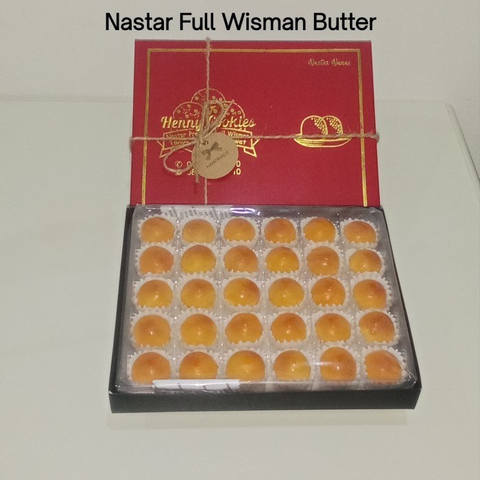 

Product Terlaris Nastar Full Wisman Butter(The Best Pineapple Tart)
