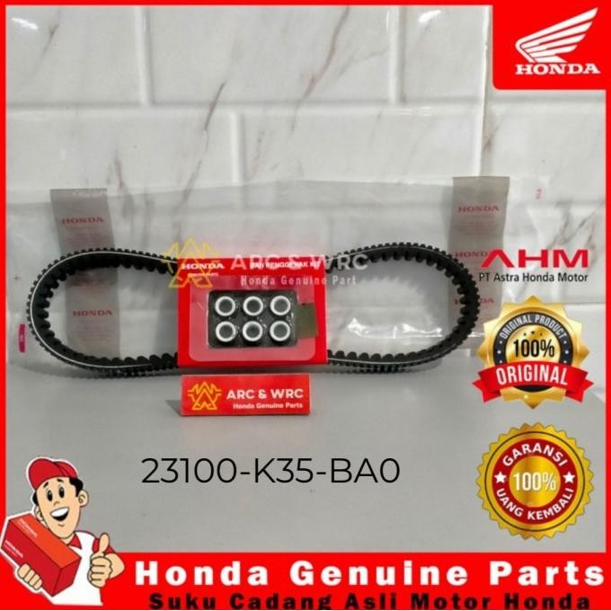 VANBELL / VANBELT / VBELT ASSY SET ROLLER HONDA VARIO 125 ESP ORIGINAL DAN TERPERCAYA