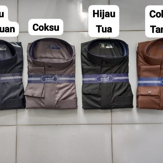Alharamain jubah woll manset Resletting/gamis woll dewasa premium 05