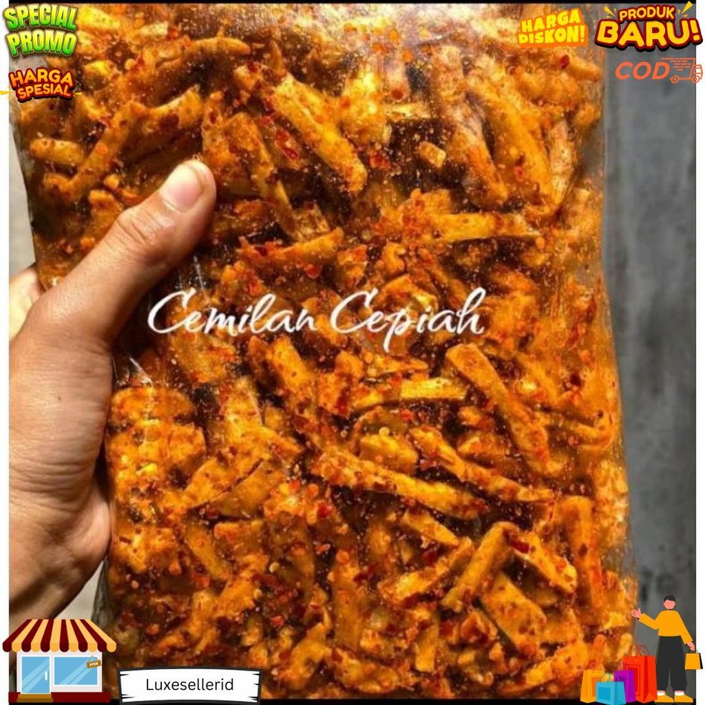 

Promo Basreng Daun Jeruk Viral 1Kg Basreng Pedas Daun Jeruk Cemilan Murah D Promo Puncak