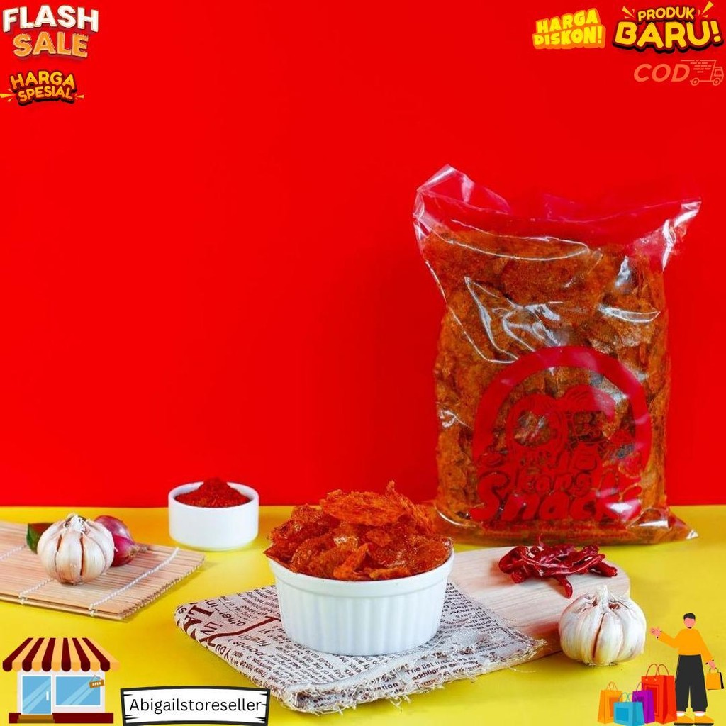 

Kangsnacks Keripik Kaca Pedas & Original Daun Jeruk 100Gr-1Kg Cemilan Kripik Kaca Makanan Kripca Jajanan Pedas D Promo Puncak